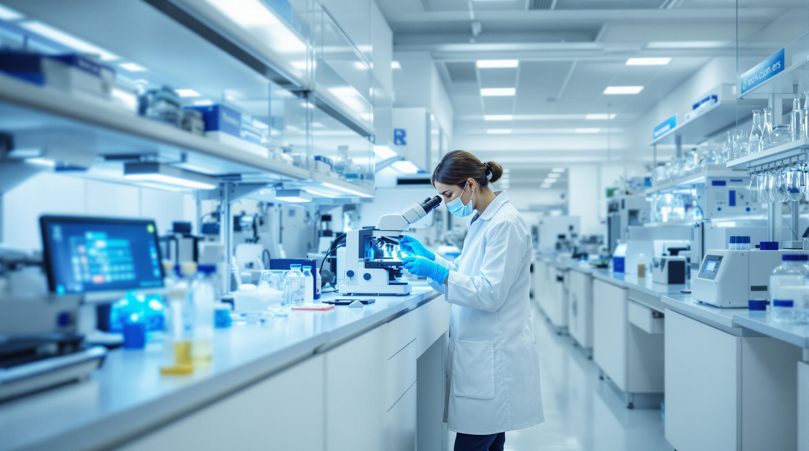Modern research laboratory