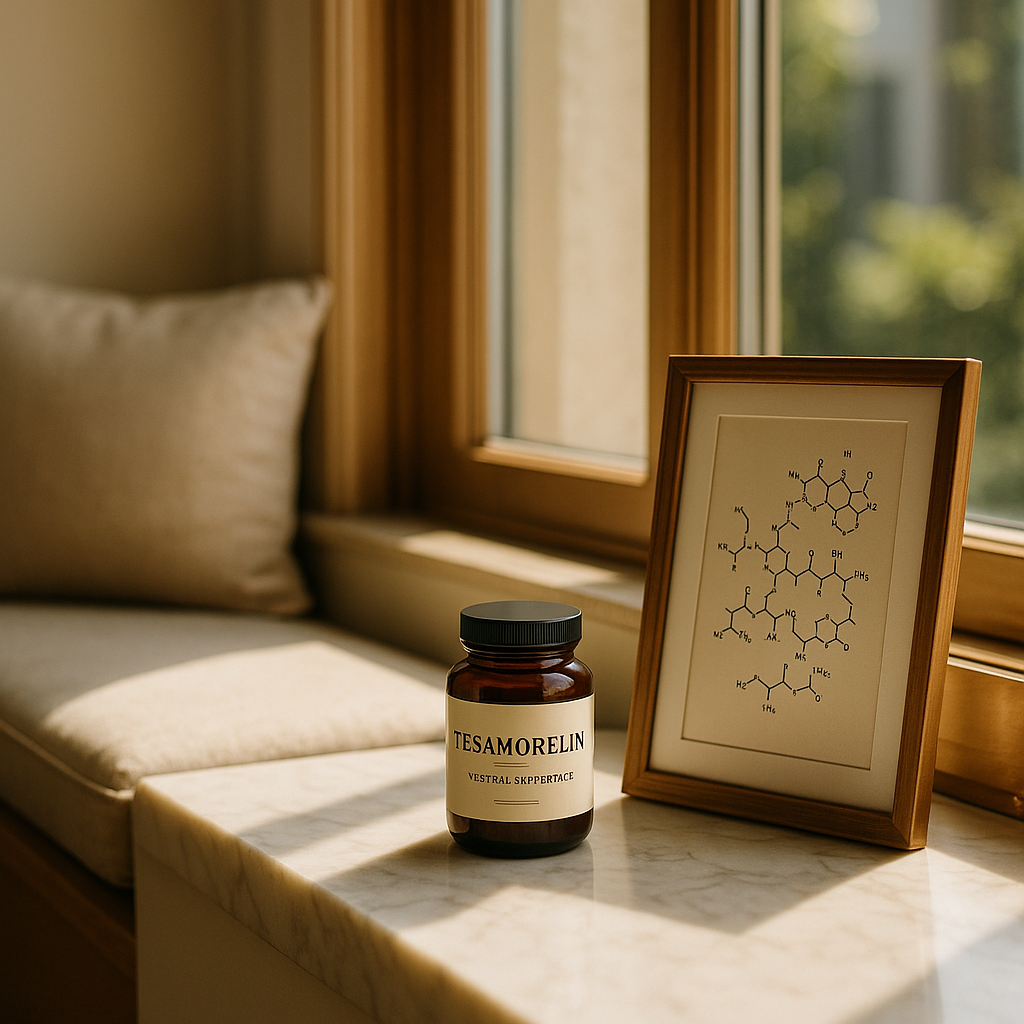 Tesamorelin visceral fat peptide for metabolic research and adiposity studies